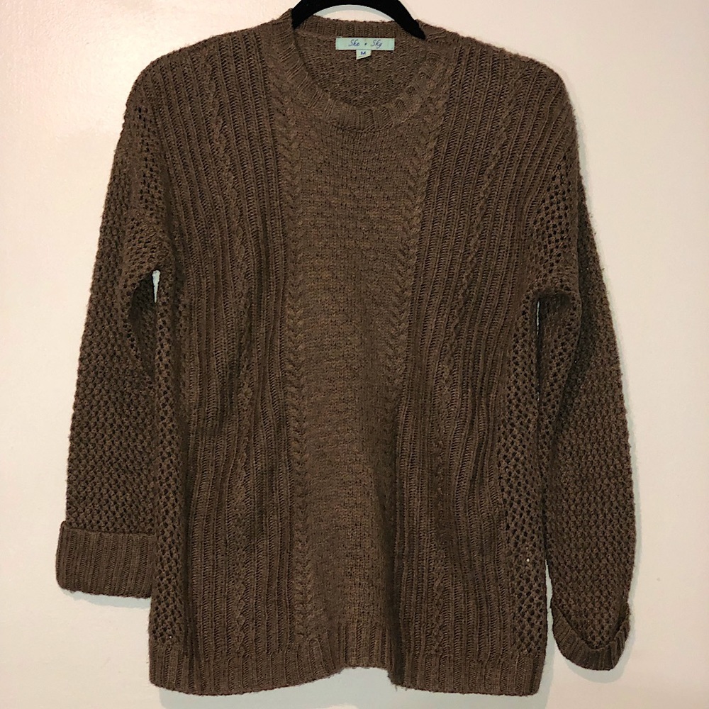 Cozy Mocha colored Sweater